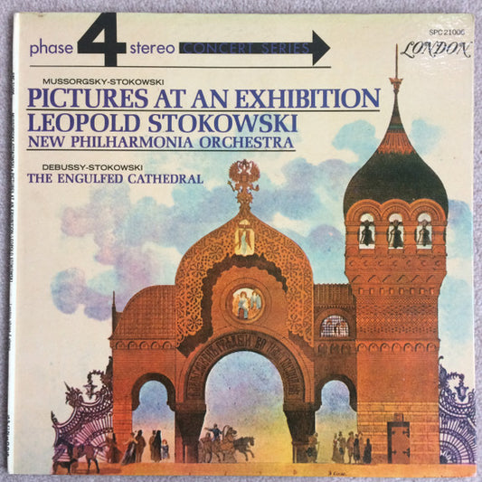 Mussorgsky / Debussy - Leopold Stokowski, New Philharmonia Orchestra ‎– Pictures At An Exhibition / The Engulfed Cathedral