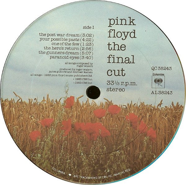 Pink Floyd ‎– The Final Cut