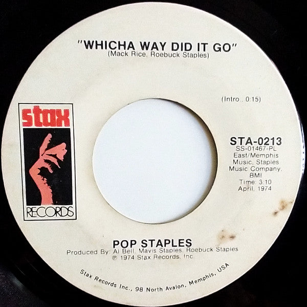 Pop Staples ‎– Whicha Way Did It Go