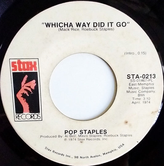 Pop Staples ‎– Whicha Way Did It Go