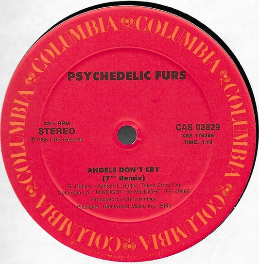 The Psychedelic Furs ‎– Angels Don't Cry