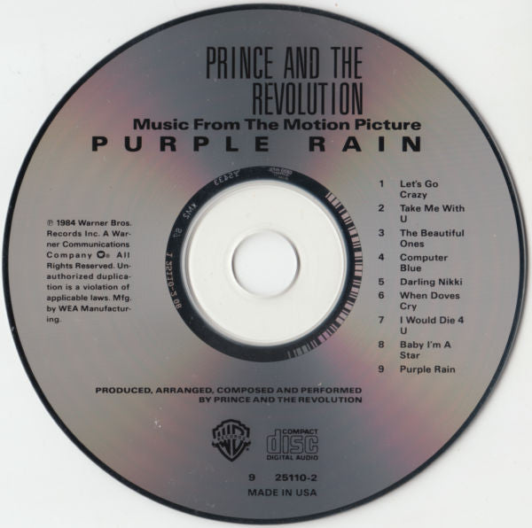 Prince And The Revolution ‎– Purple Rain