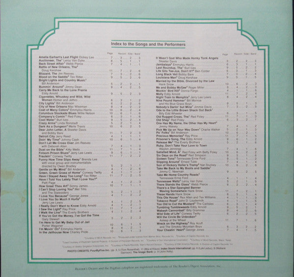 Various – Country Classics: An All-Star Treasury (1986 / Reader's Digest / 7-LP Box Set)