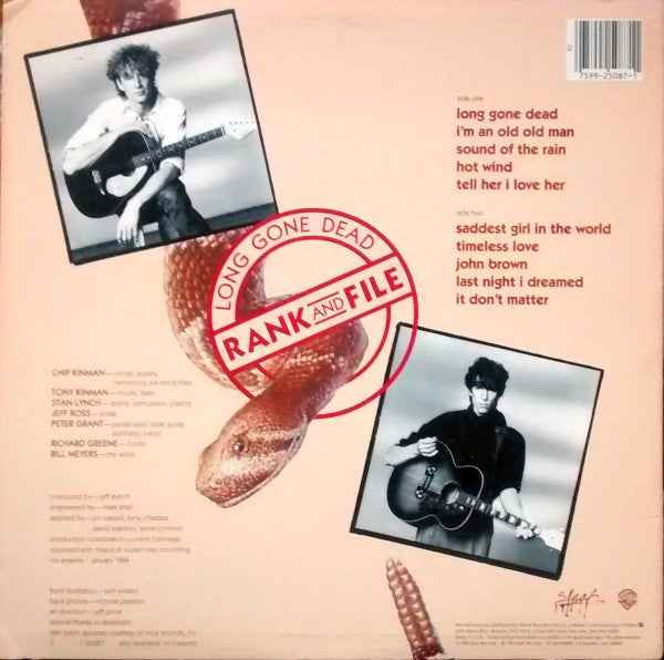 Rank And File ‎– Long Gone Dead
