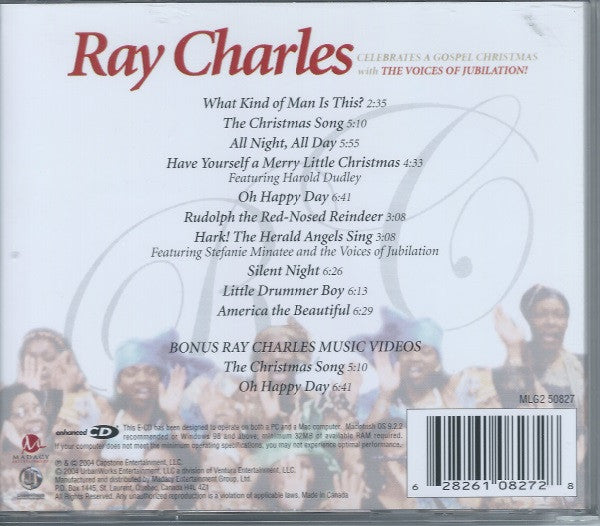 Ray Charles ‎– Celebrates A Gospel Christmas With The Voices Of Jubilation!