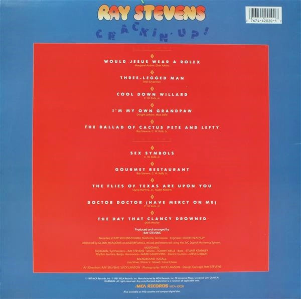 Ray Stevens ‎– Crackin' Up