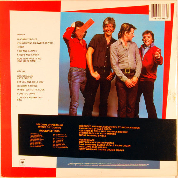 Rockpile ‎– Seconds Of Pleasure