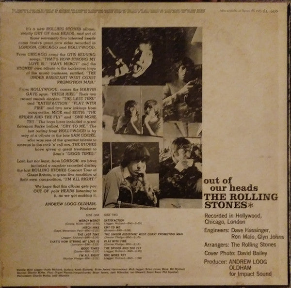 The Rolling Stones ‎– Out Of Our Heads