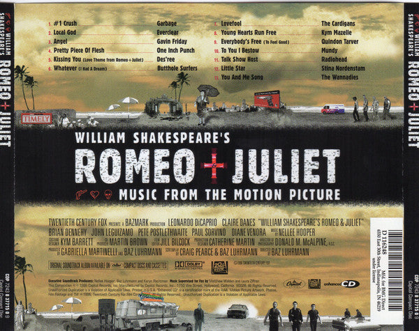 Various ‎– William Shakespeare's Romeo + Juliet (Music From The Motion Picture)