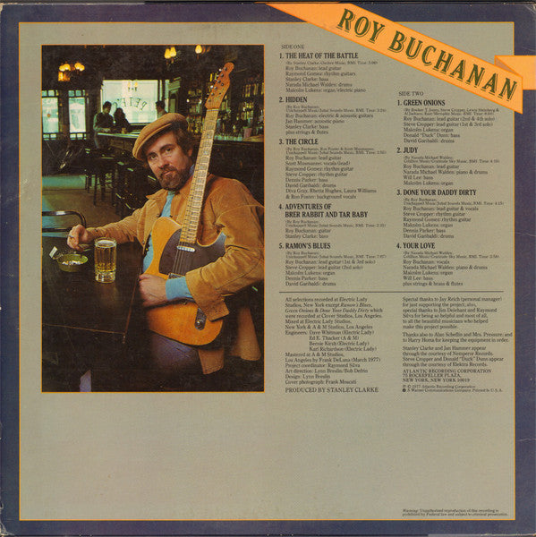 Roy Buchanan ‎– Loading Zone