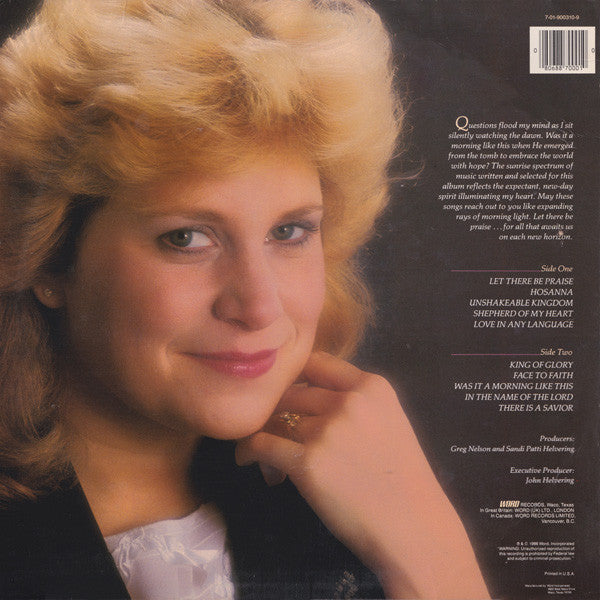 Sandi Patti ‎– Morning Like This