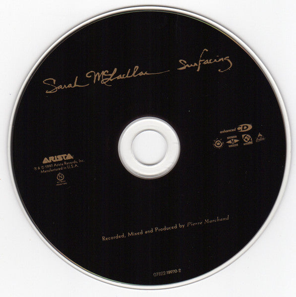 Sarah McLachlan ‎– Surfacing