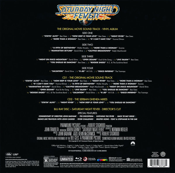 Various ‎– Saturday Night Fever (The Original Movie Sound Track) Super Deluxe Version