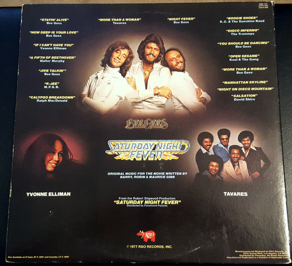 Various ‎– Saturday Night Fever (The Original Movie Sound Track)