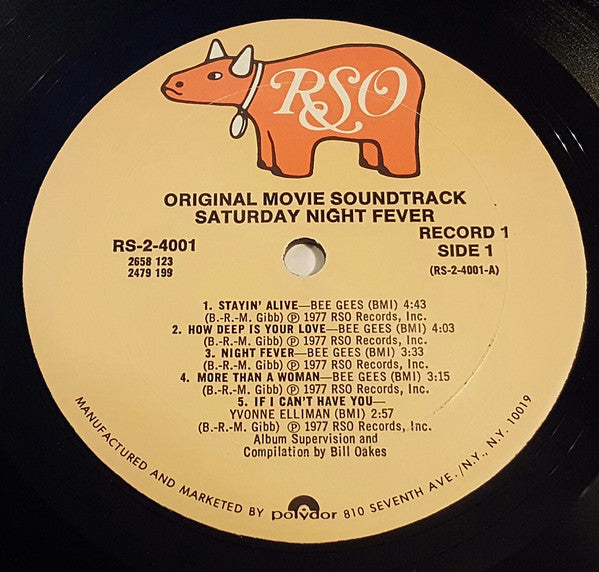 Various ‎– Saturday Night Fever (The Original Movie Sound Track)