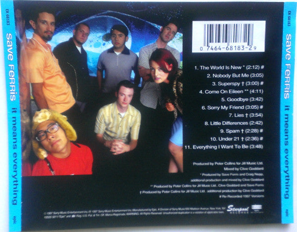 Save Ferris ‎– It Means Everything