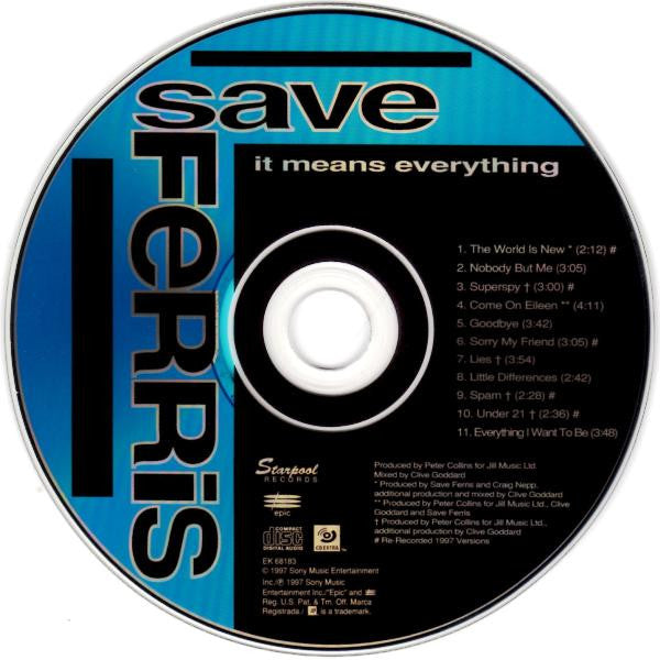 Save Ferris ‎– It Means Everything