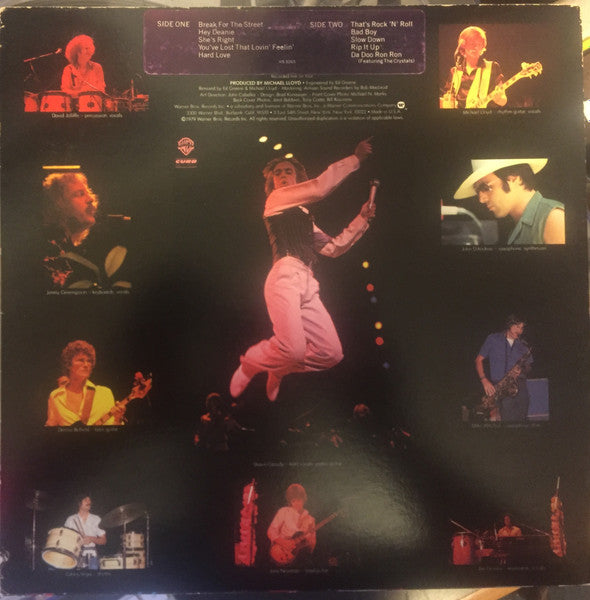 Shaun Cassidy ‎– Live - That's Rock'N Roll