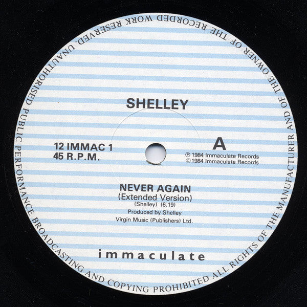 Pete Shelley ‎– Never Again