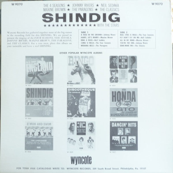 Various ‎– Shindig With The Stars Vol. 2