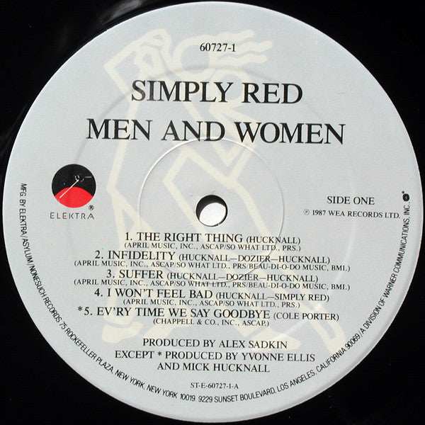 Simply Red ‎– Men And Women