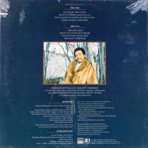 Smokey Robinson ‎– Warm Thoughts
