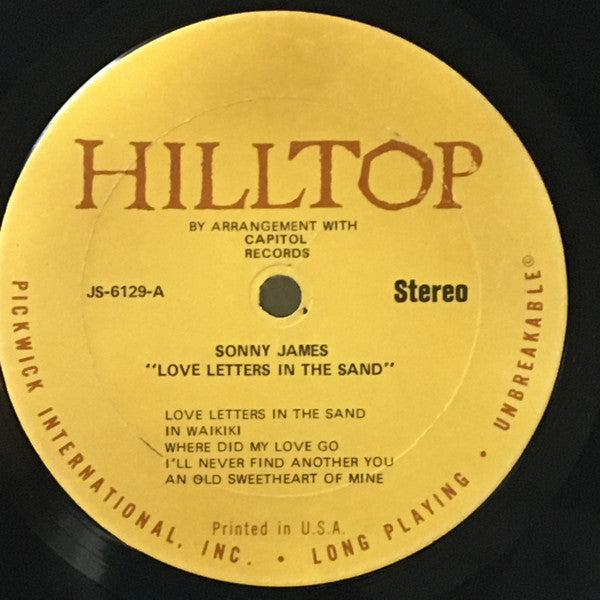 Sonny James ‎– Love Letters In The Sand