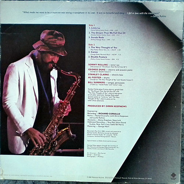 Sonny Rollins ‎– Love At First Sight