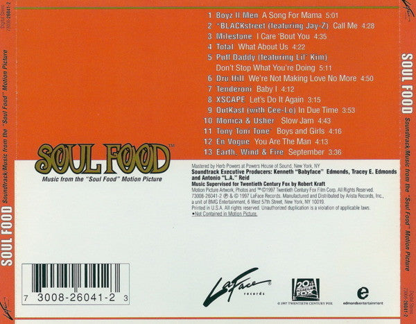 Various ‎– Soul Food Soundtrack