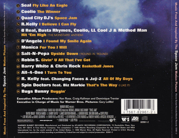 Various ‎– Space Jam (Music From And Inspired By The Motion Picture)