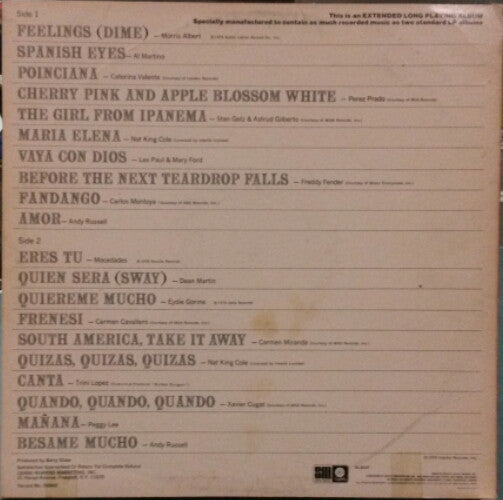 Various ‎– Spanish Feelings