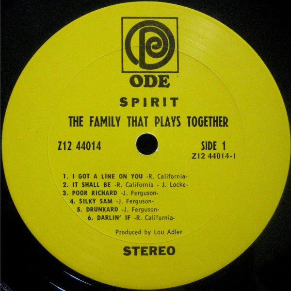 Spirit ‎– The Family That Plays Together