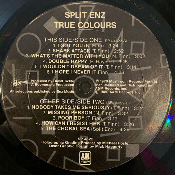 Split Enz ‎– True Colours