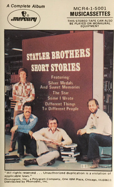 The Statler Brothers ‎– Short Stories
