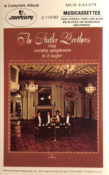 The Statler Brothers ‎– Sing Country Symphonies In E Major