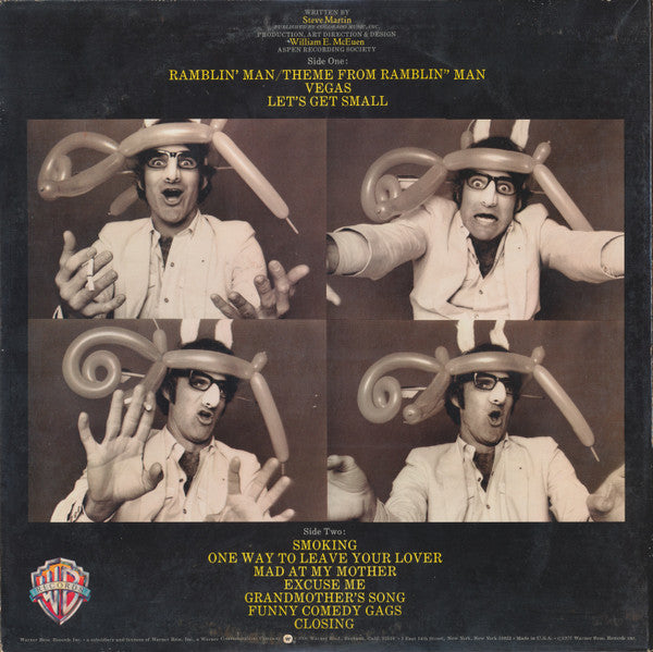 Steve Martin ‎– Let's Get Small