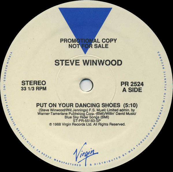 Steve Winwood ‎– Put On Your Dancing Shoes