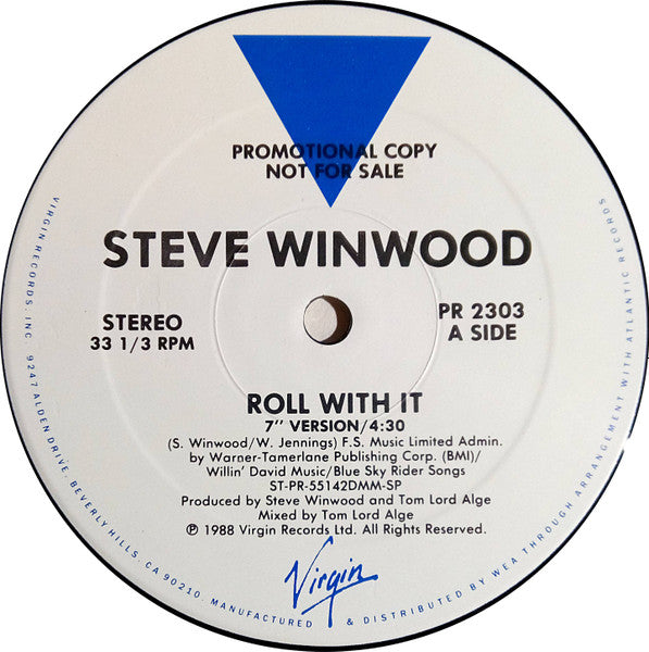 Steve Winwood ‎– Roll With It