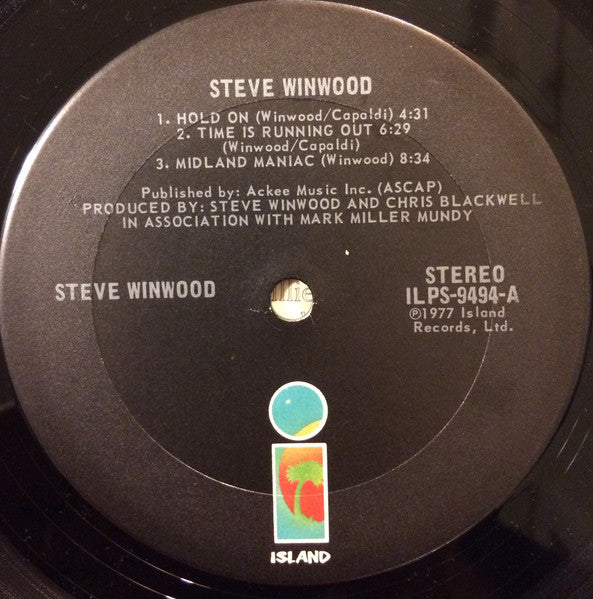 Steve Winwood ‎– Steve Winwood