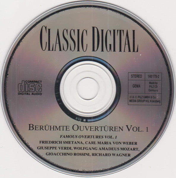 Süddeutsche Philharmonie – Beliebte Ouvertüren Vol. I - Famous Overtures Vol. 1