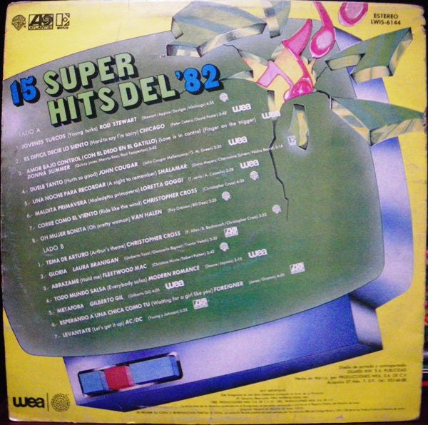 Various ‎– 15 Super Hits Del '82