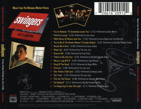 Various ‎– Swingers (Music From The Miramax Motion Picture)