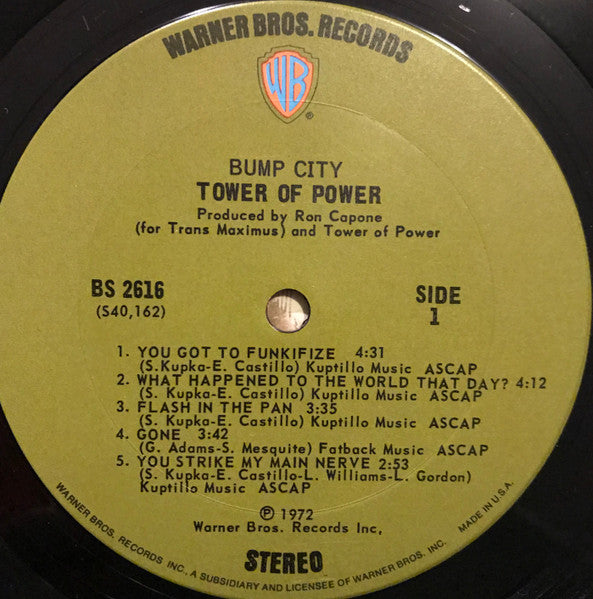 Tower Of Power ‎– Bump City