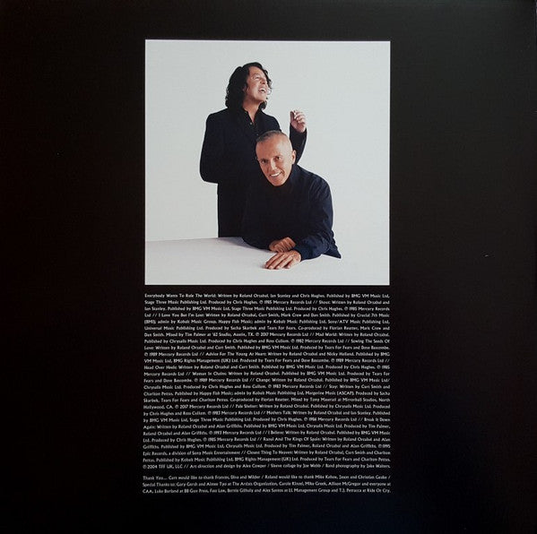 Tears For Fears – Rule The World (2017, 2×LP Compilation, Gatefold)
