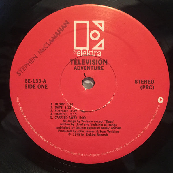 Television ‎– Adventure