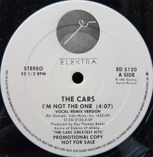 The Cars ‎– I'm Not The One