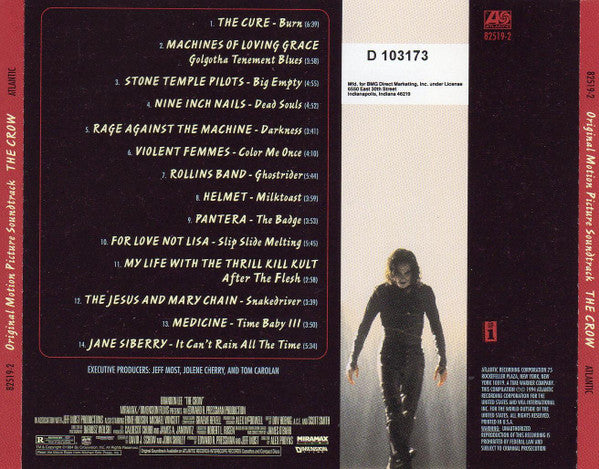 Various ‎– The Crow (Original Motion Picture Soundtrack)