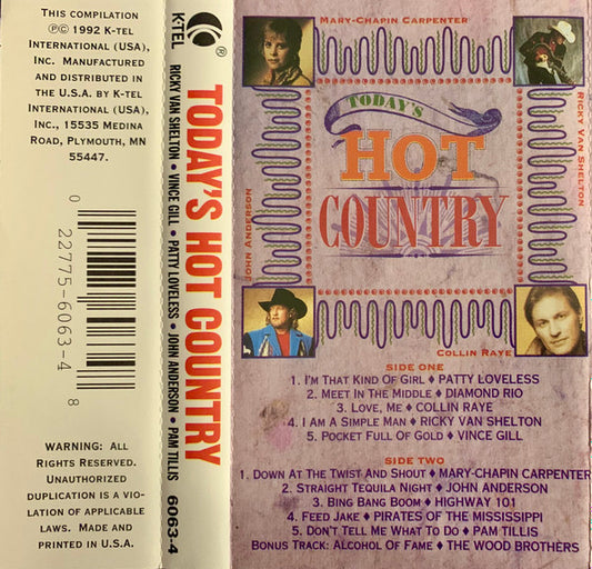 Various ‎– Today’s Hot Country
