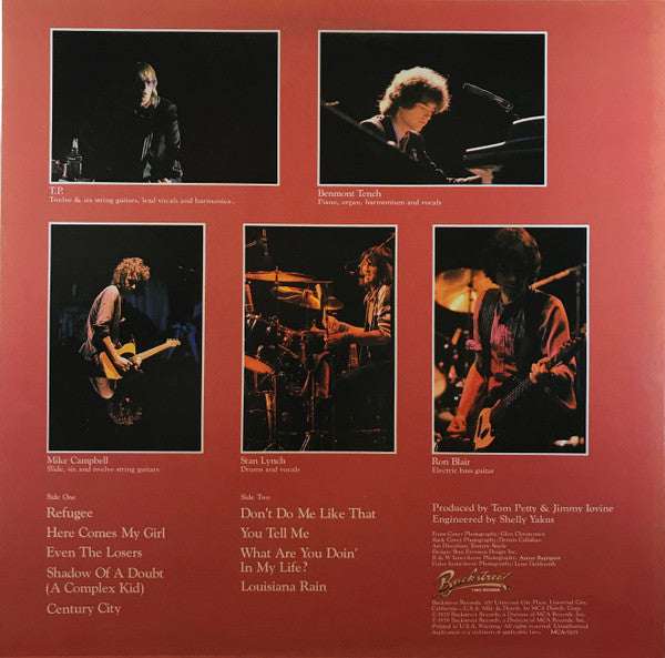 Tom Petty And The Heartbreakers ‎– Damn The Torpedoes