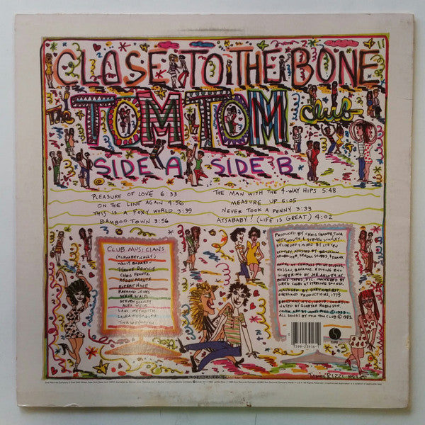 Tom Tom Club ‎– Close To The Bone